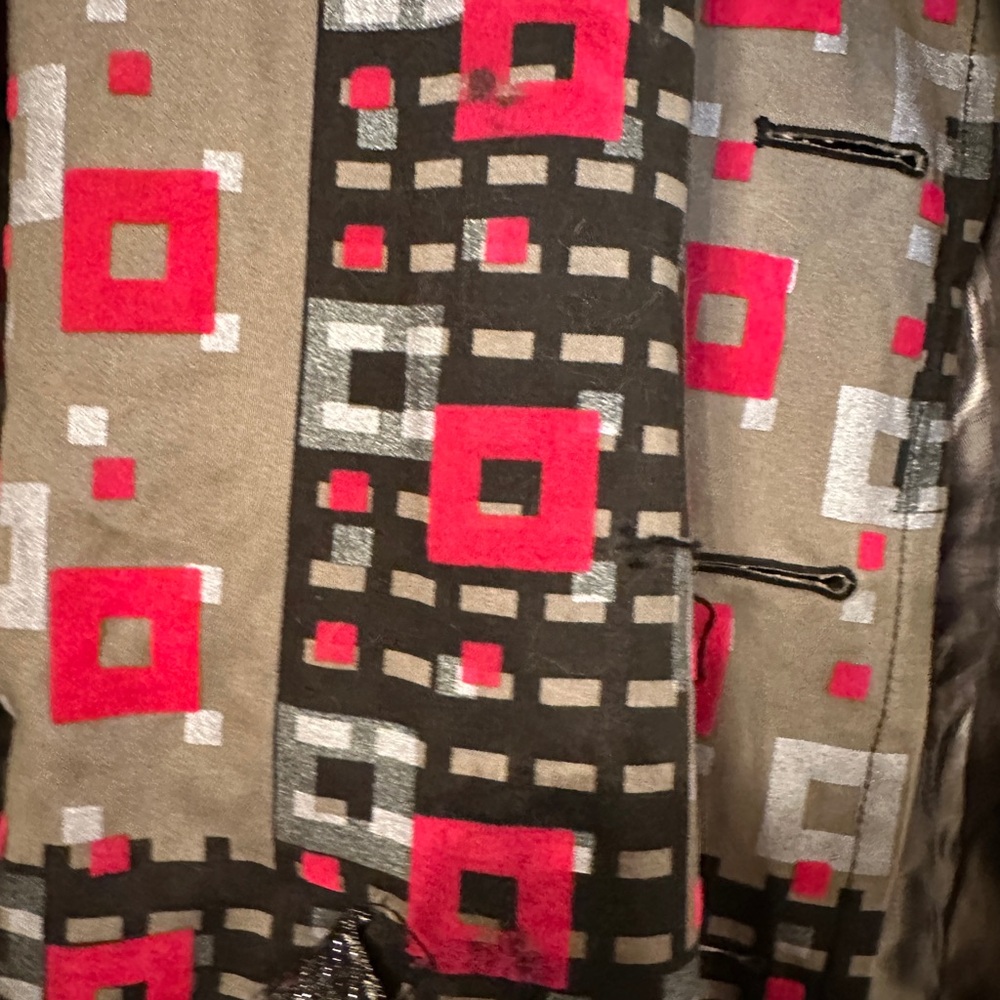 Custo Barcelona mixed media Geometric Trench - Picture 4 of 7